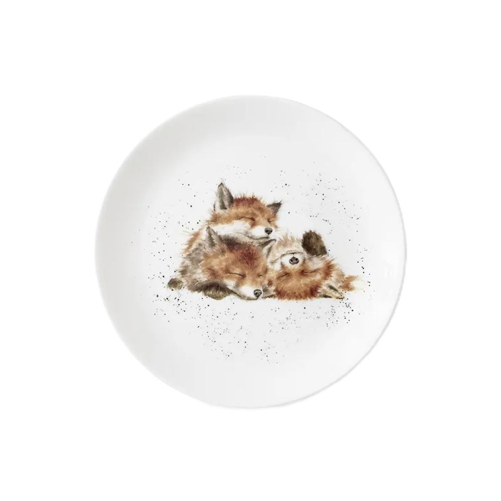 Royal Worcester Porcelánový talíř Wrendale Designs - Lišky