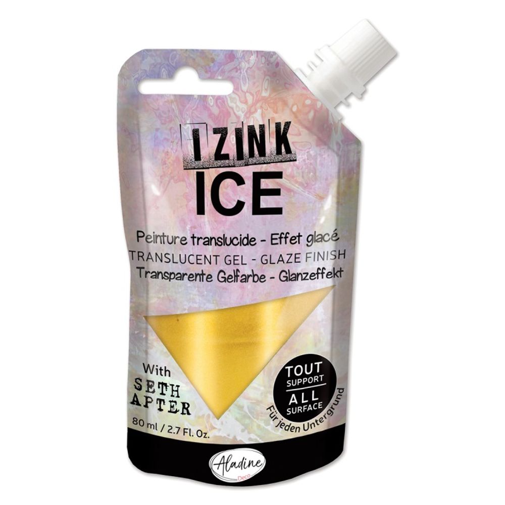 Levně Aladine Efektová barva Aladine Izink Ice, 80 ml - VYBERTE ODSTÍN - Efektová barva Aladine Izink Ice, 80 ml - or, zlatá