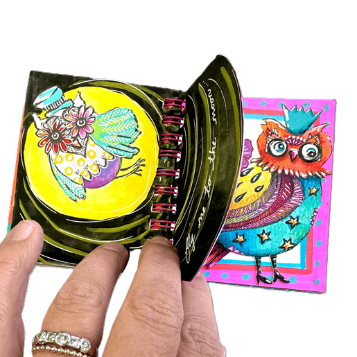 Gelová razítka Studio Light "26“, 8 ks - Sovy slaví