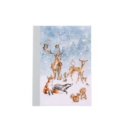 Zápisník Wrendale Designs "A Winter Wonderland", A6, 48 l., linkovaný - Zima v lese