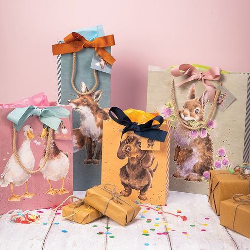 Dárková taška na víno Wrendale Designs "Labradoodle" - Pes, labrador