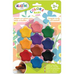 Vícehranné voskovky Aladine Color Baby Petal - 10 barev