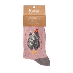 Dámské ponožky Wrendale Designs "Curious Hen" - Slepice