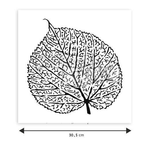 Šablona TCW - Skeletal Leaf - VYBERTE VELIKOST