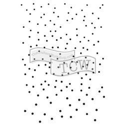 Šablona TCW 5,25"x7,25" (13,3x18,4 cm) - Ombre Dots