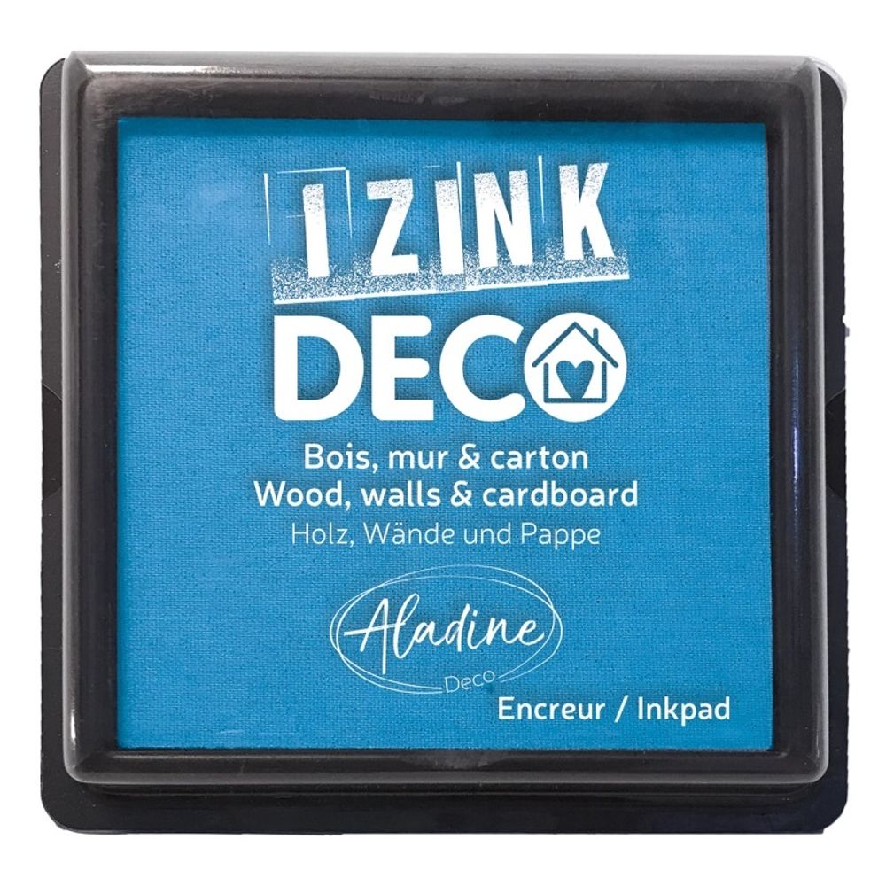 Levně Aladine Razítkovací polštářek Aladine Izink Deco - VYBERTE ODSTÍN - Razítkovací polštářek Aladine Izink Deco - bleu ciel, nebeský modrý