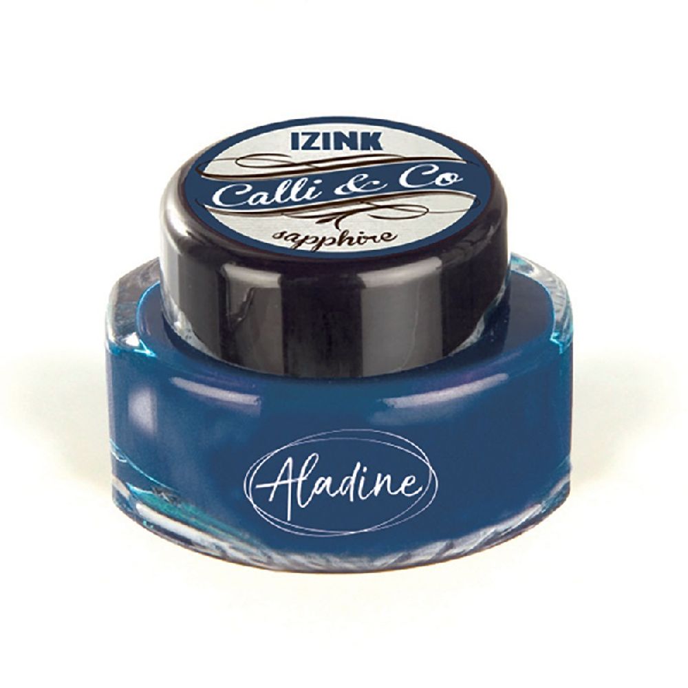 Levně Aladine Kaligrafický inkoust Aladine Izink Calli & Co, 15 ml - VYBERTE ODSTÍN - Kaligrafický inkoust Aladine Izink Calli & Co, 15 ml - sapphire, safírový