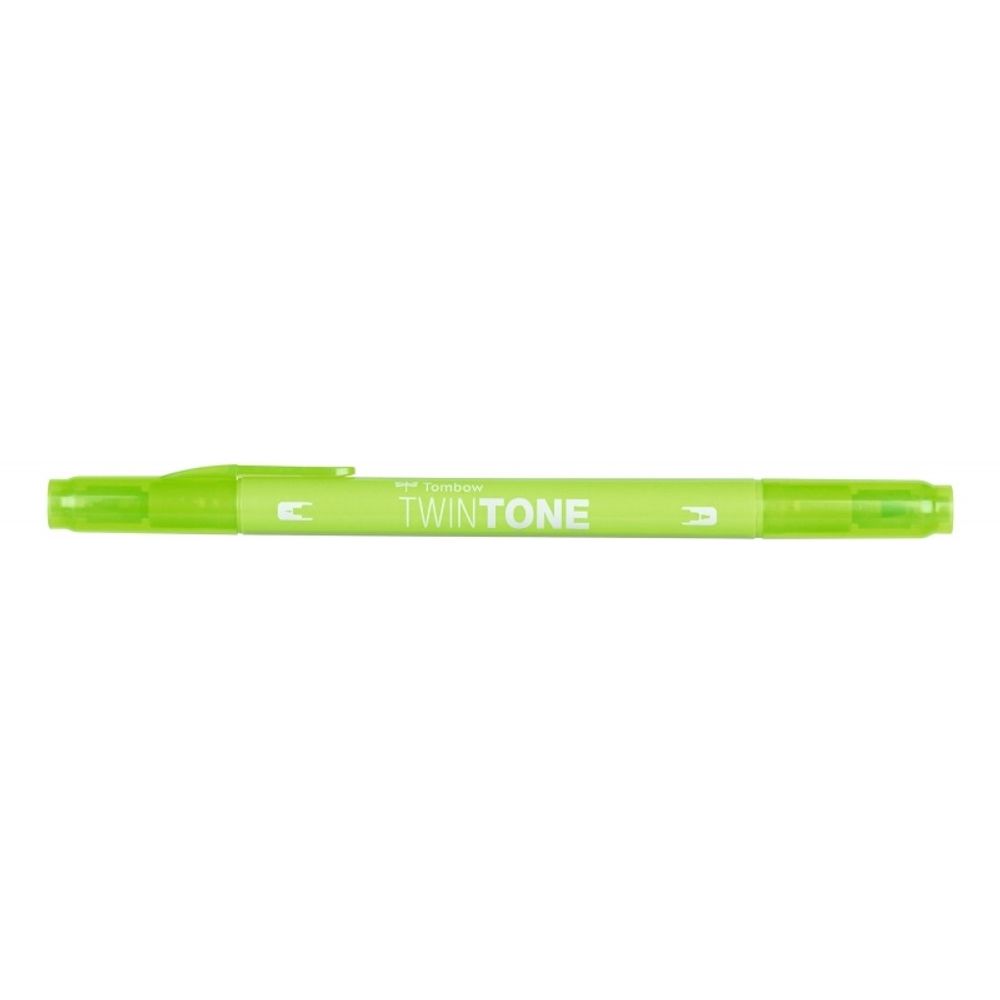 Tombow Oboustranný fix Tombow TwinTone - VYBERTE ODSTÍN - Oboustranný fix Tombow TwinTone - limetkový zelený