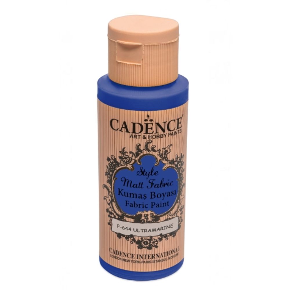 Cadence Barva na textil Cadence Style Matt Fabric, 59 ml - VYBERTE ODSTÍN - Barva na textil Cadence Style Matt Fabric, 59 ml - ultramarin, ultramarínová modrá