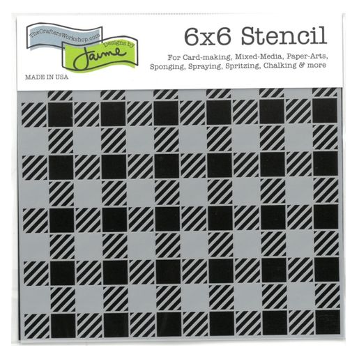 Šablona TCW - Buffalo Plaid Square - VYBERTE VELIKOST