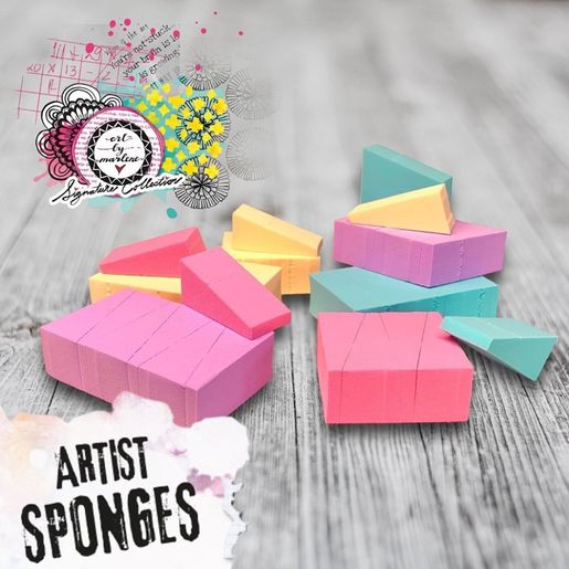 Tupovací houbičky Studio Light "Art by Marlene", 48 ks