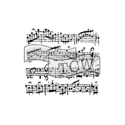 Šablona TCW 6"x6" (15,2x15,2 cm) - Sheet Music