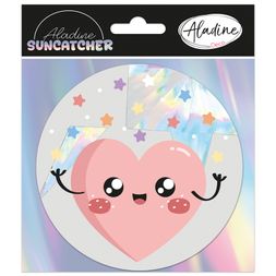 Samolepicí lapač slunce Aladine - Kawaii srdíčko