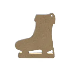 Dřevěný výřez k dekoraci Gomille, závěsný, 10 cm - Brusle