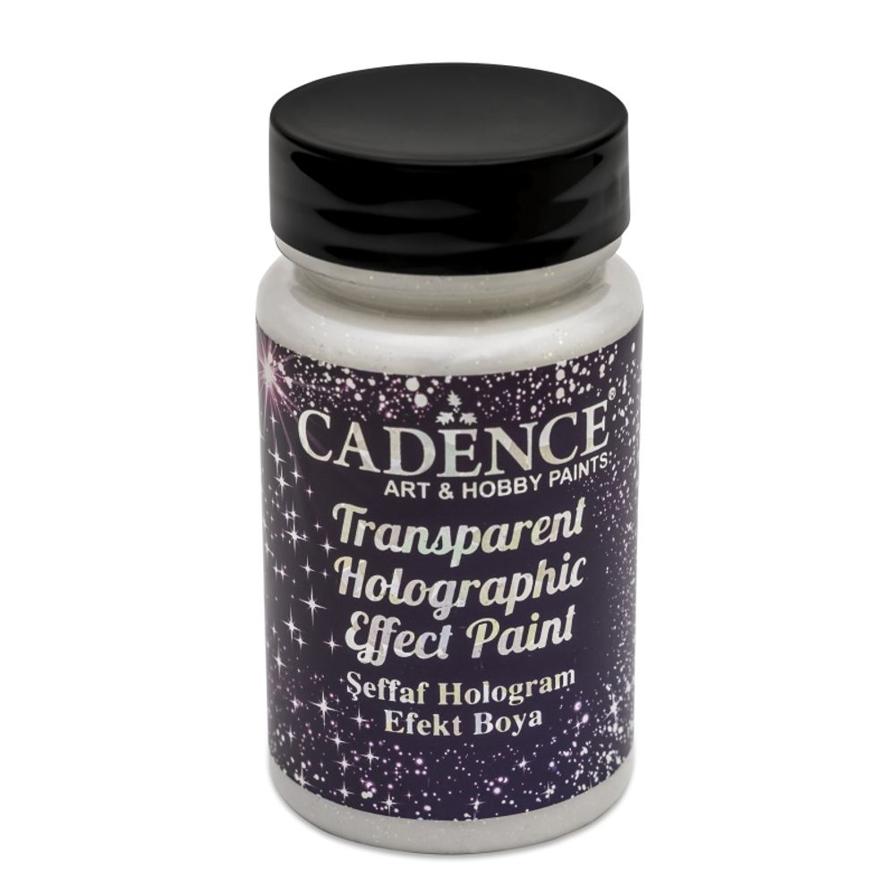 Levně Cadence Barva s holografickým efektem Cadence Transparent Holographic Effect Paint, 90 ml