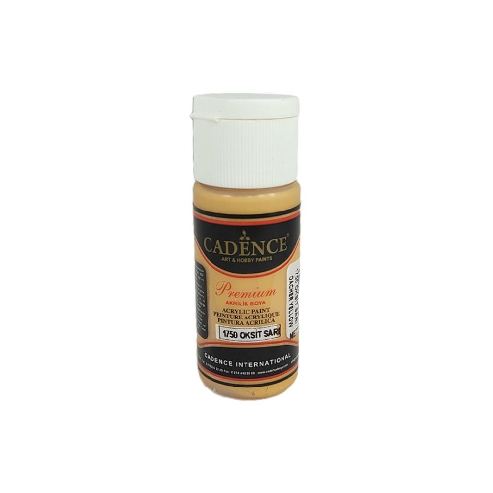 Cadence Akrylová barva Cadence Premium, 25 ml - VYBERTE ODSTÍN - Akrylová barva Cadence Premium, 25 ml - oxide yellow,  žlutá písková