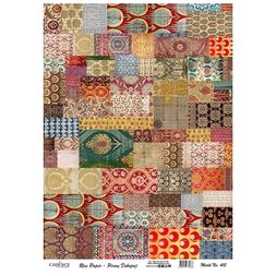 Rýžový papír Cadence - Orientální vzor - VYBERTE VELIKOST