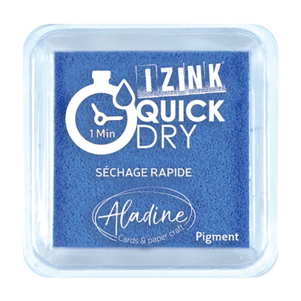Razítkovací polštářek Aladine IZINK QUICK DRY - bleu modrá Aladine