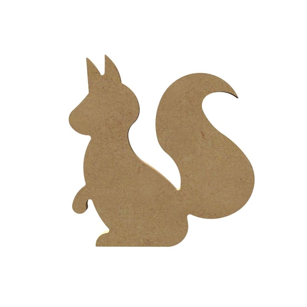 Gomille Dřevěný výřez k dekoraci Gomille, 14x14 cm - Veverka