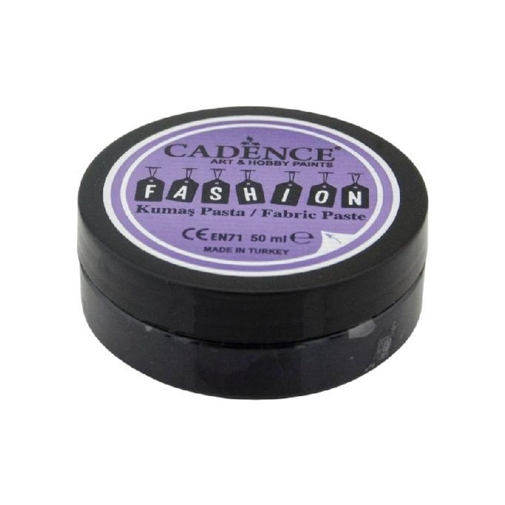Levně Cadence Reliéfní pasta na textil Cadence Fashion Opaque, 50 ml - VYBERTE ODSTÍN - Reliéfní pasta na textil Cadence Fashion Opaque, 50 ml - black, černá