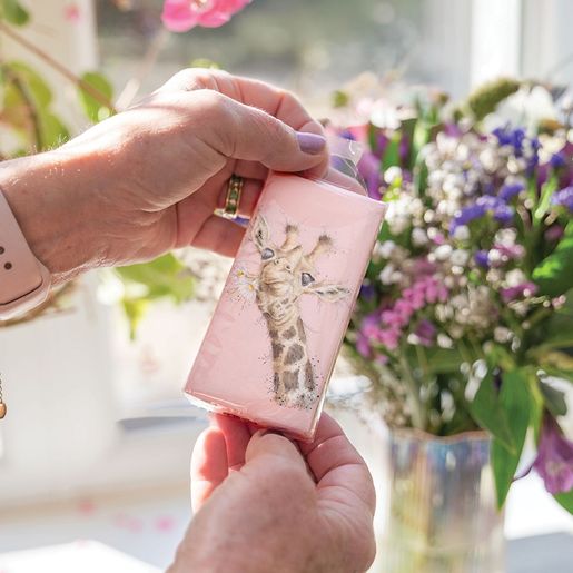 Papírové kapesníky Wrendale Designs "Flowers", 10 ks - Žirafa