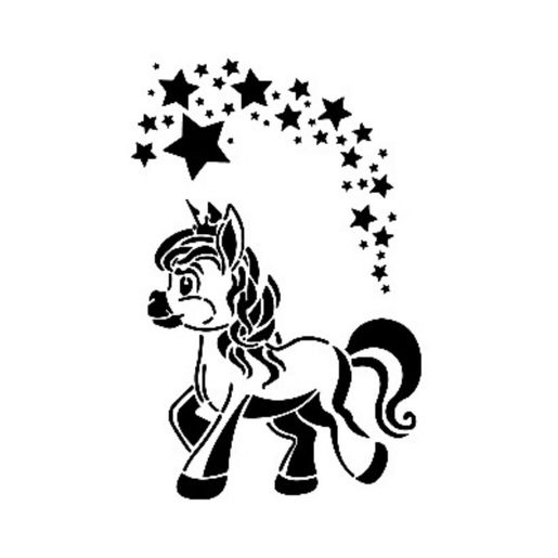 Šablona Cadence, 21x30 cm - Pony