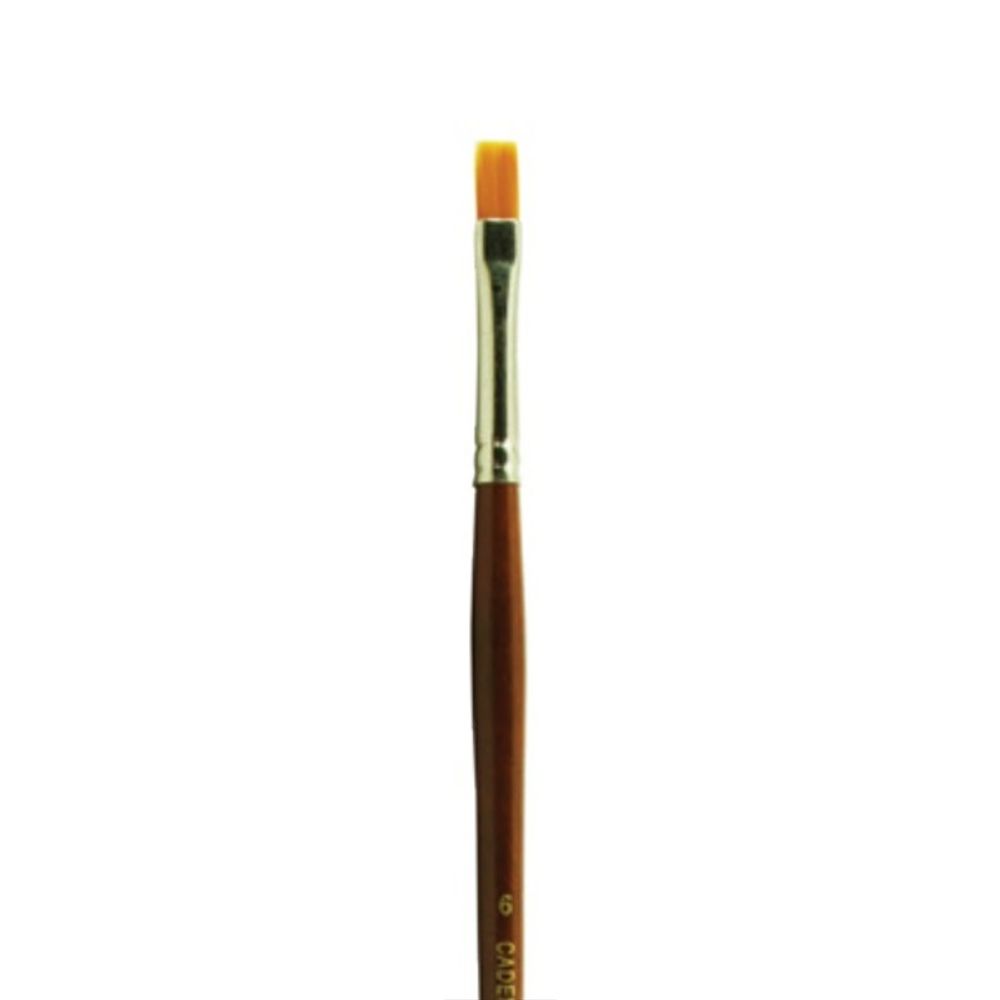 Levně Cadence Plochý štětec Cadence 983 Flat & Long Brush - VYBERTE VELIKOST - Plochý štětec Cadence 983 Flat & Long Brush - vel. 6
