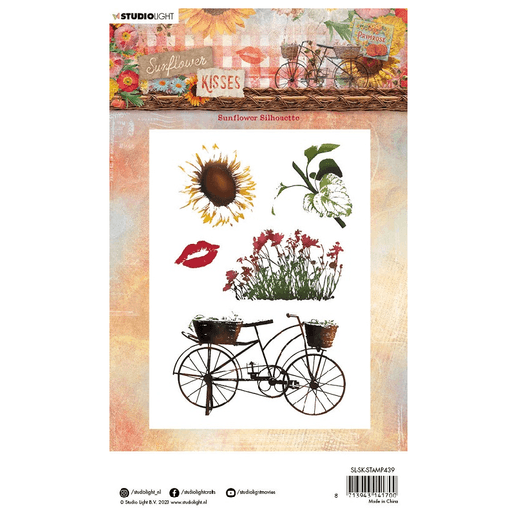 Gelová razítka Studio Light "Sunflower Kisses", 5 ks - Letní siluety
