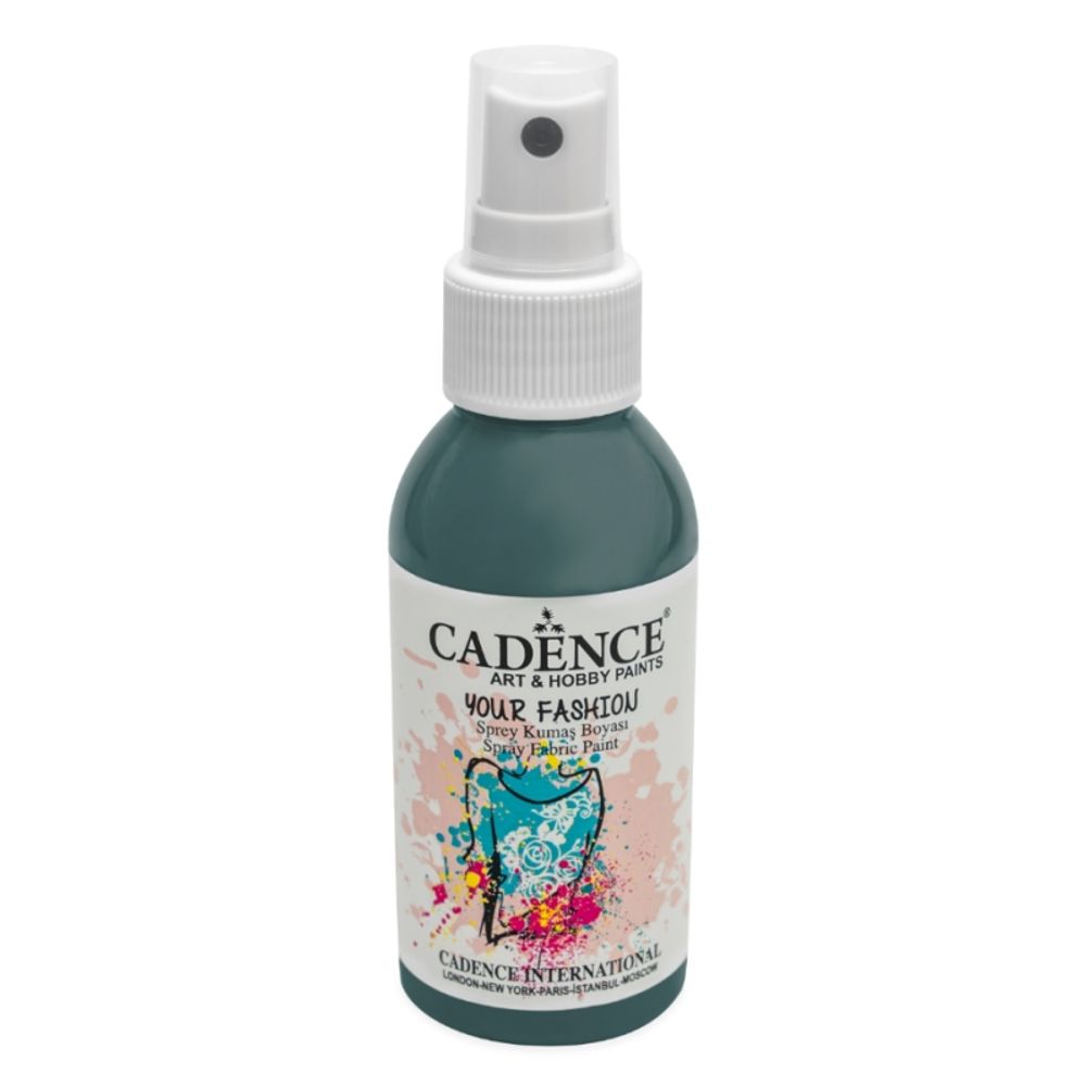 Cadence Barva na textil Cadence Your Fashion, 100 ml - VYBERTE ODSTÍN - Barva na textil ve spreji Cadence Your Fashion, 100 ml - grey, šedá