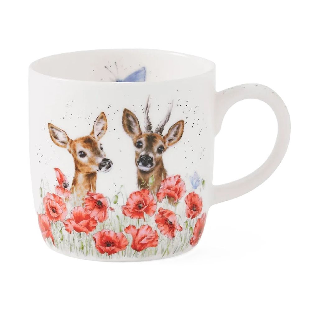 Levně Royal Worcester Porcelánový hrnek Wrendale Designs "Deer to Me", 0,31 l - Srnky