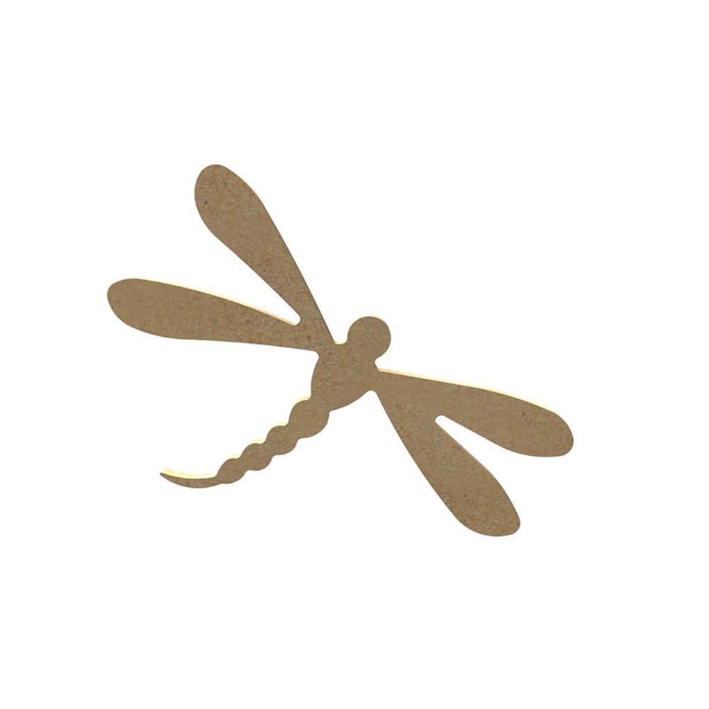 Dřevěný výřez k dekoraci Gomille, 15 x 9 cm – vážka Aladine