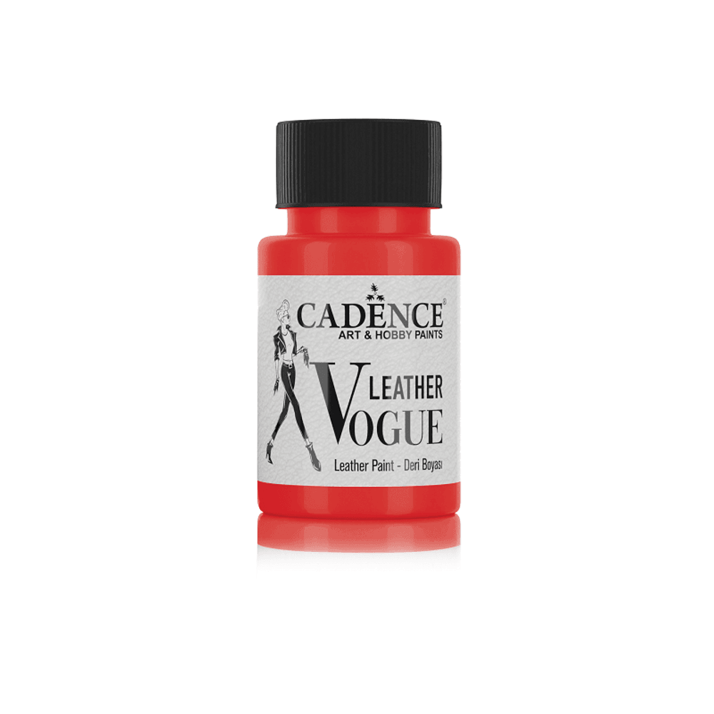 Levně Cadence Barva na kůži Cadence Leather Vogue, 50 ml - VYBERTE ODSTÍN - Barva na kůži Cadence Leather Vogue, 50 ml - red, červená