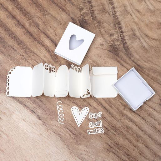 DIY Leporelo v krabičce Studio Light "26", 12x10 cm