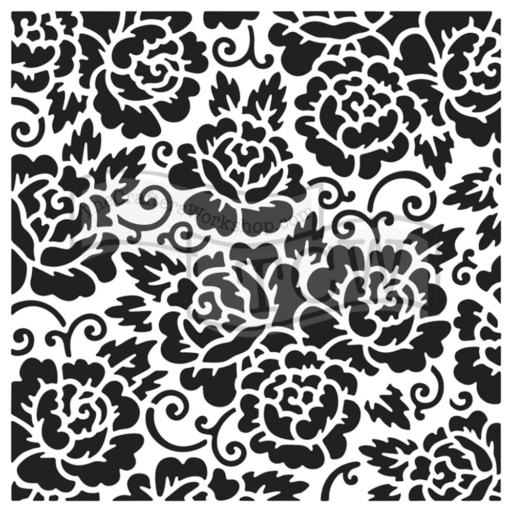 The Crafter´s Workshop Šablona TCW 12"x12" (30,5x30,5 cm) - Rose Garden