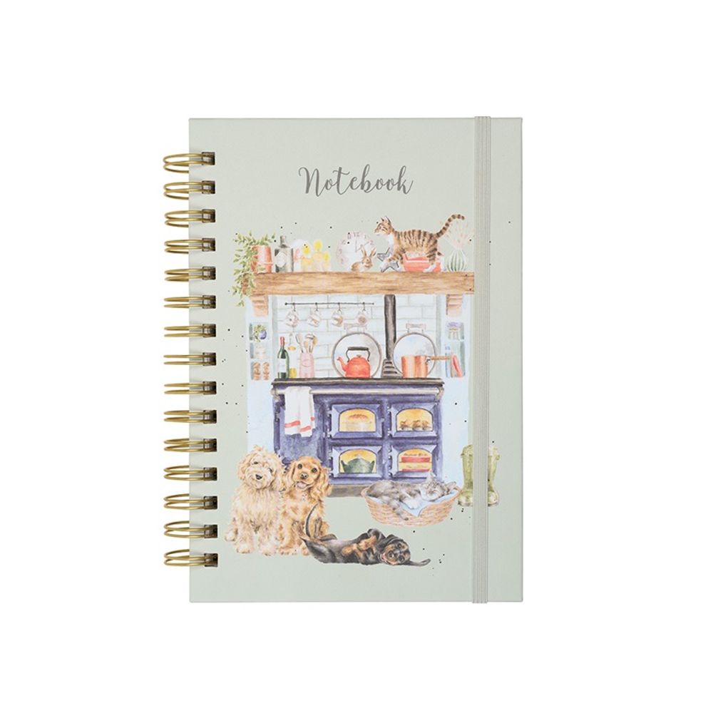 Wrendale Designs Kroužkový blok Wrendale Designs "Country Kitchen", A5, 90 l., linkovaný - Mazlíčci