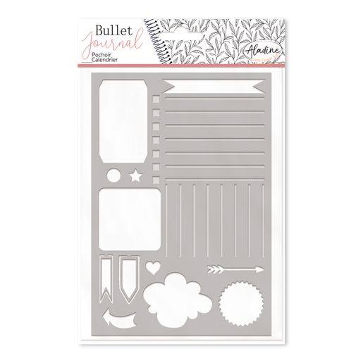 Šablona Bullet Journal Aladine, 19x13 cm - Organizace měsíce
