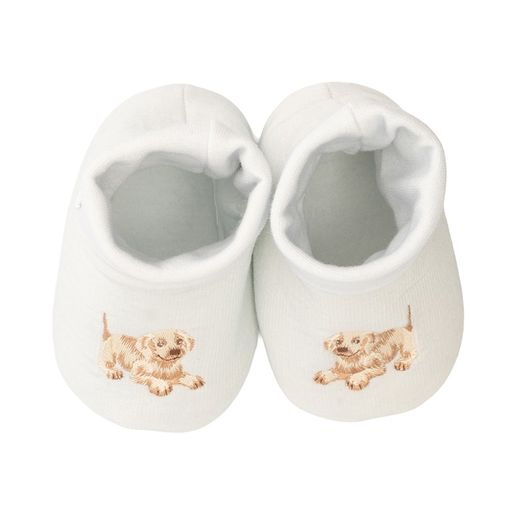 Boty pro miminko Wrendale Designs "Little Paws", 0-3 měs. - Štěňátka