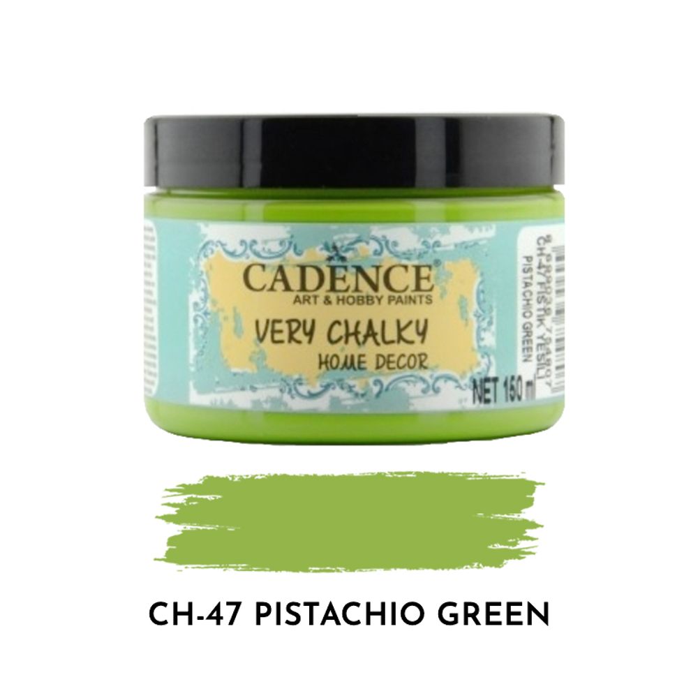 Levně Cadence Křídová barva Cadence Very Chalky, 150 ml - VYBERTE ODSTÍN - Křídová barva Cadence Very Chalky, 150 ml - pistachio green, pistáciová zelená