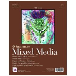 Skicák lepený Strathmore Mixed Media, 15,2x20,3 cm