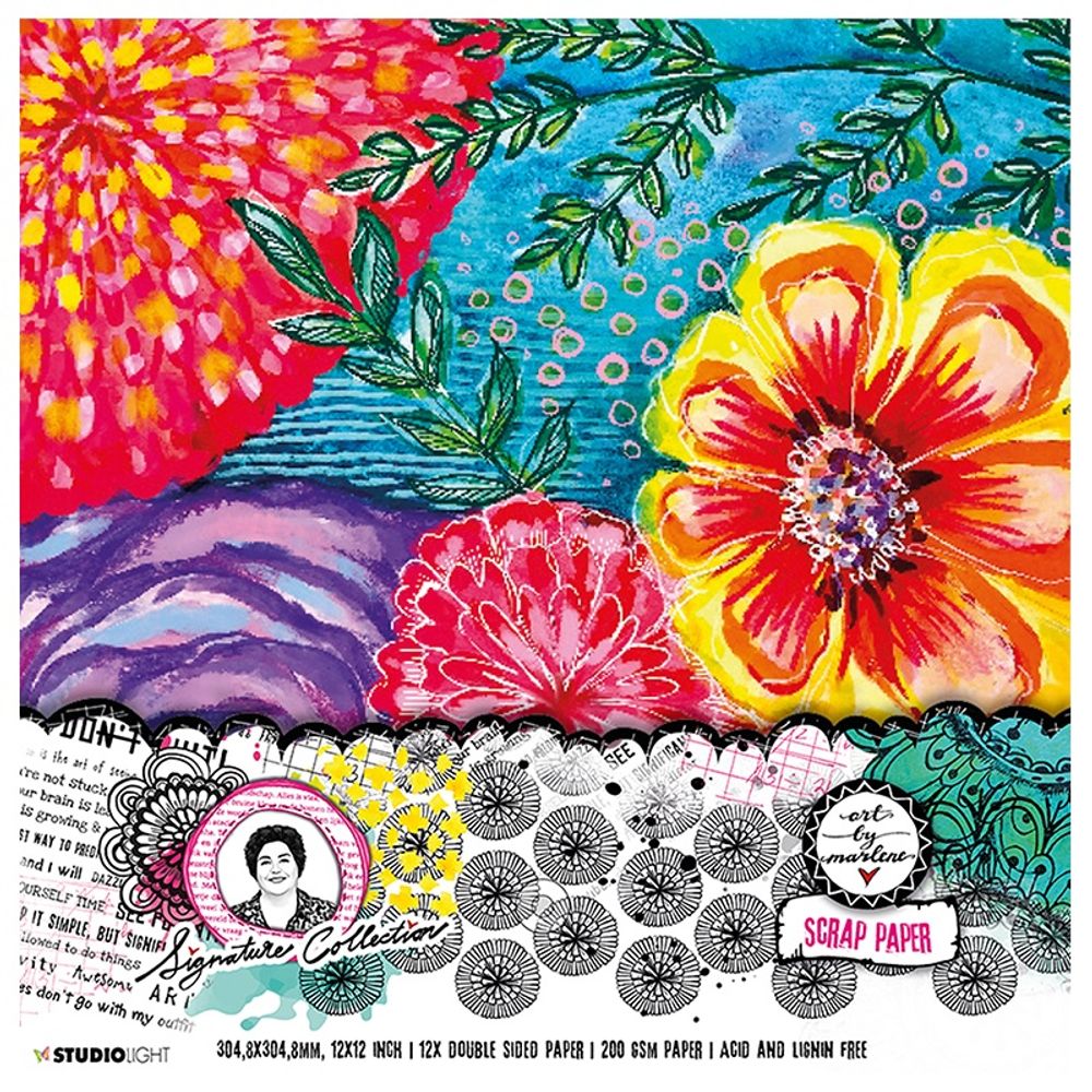 Levně Studio Light Scrapbooková sada Studio Light "Signature Collection", 30,5x30,5 cm, 12 l.