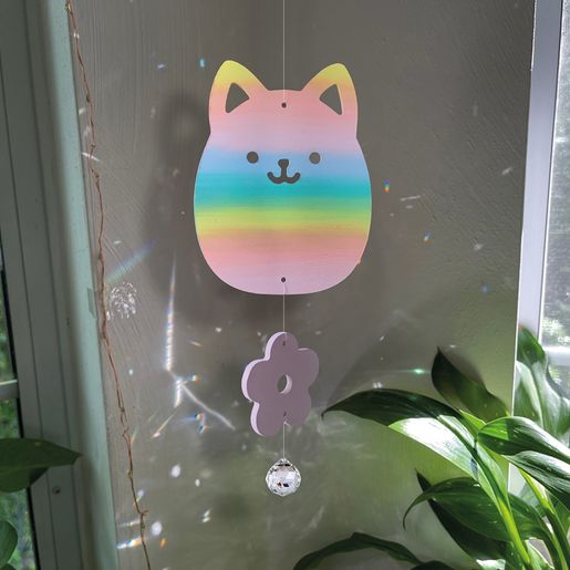 Lapač slunce k dotvoření Aladine - Kawaii kočka