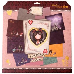 Scrapbooková sada Studio Light "Gorjuss", 30,5x30,5 cm, 10 l. - Za zrcadlem