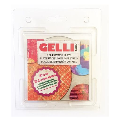 Gelli Plate – gelová podložka pro tisk, kruh – VYBERTE VELIKOST
