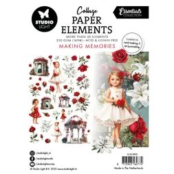Papírové výseky Studio Light "Making Memories", 35 ks - Družičky