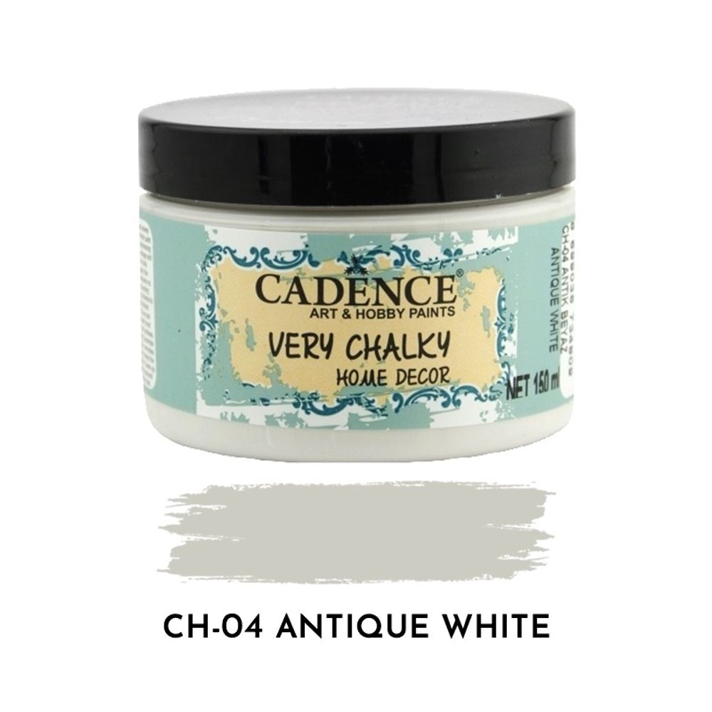 Levně Cadence Křídová barva Cadence Very Chalky, 150 ml - VYBERTE ODSTÍN - Křídová barva Cadence Very Chalky, 150 ml - antique white, antická bílá