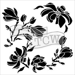 Šablona TCW - Magnolia Blossoms - VYBERTE VELIKOST