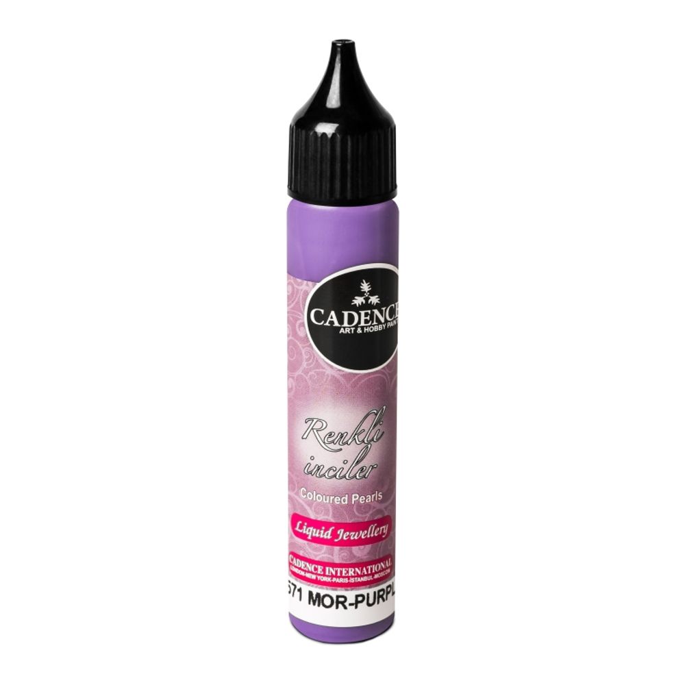 Cadence Tekuté perly Cadence Coloured Pearls, 25 ml - VYBERTE ODSTÍN - Tekuté perly Cadence Coloured Pearls, 25 ml - purple, fialové