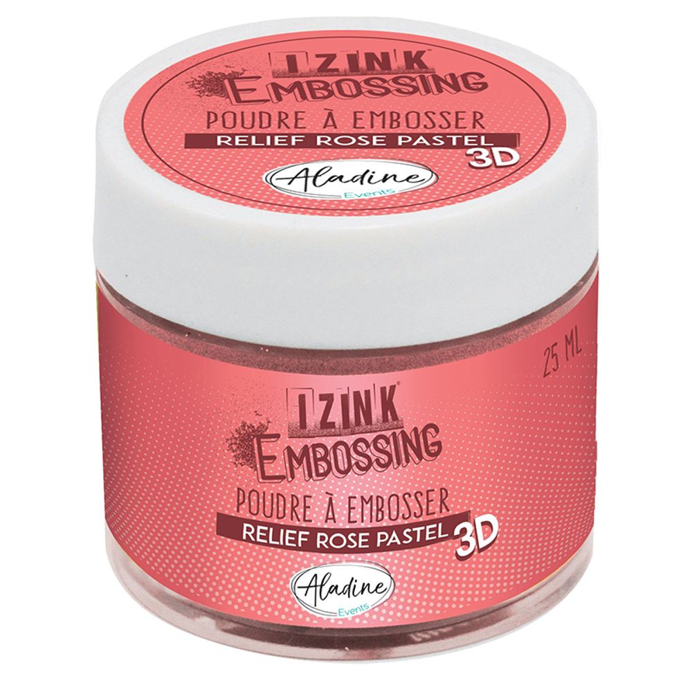 Levně Aladine Embosovací prášek Aladine - základní - VYBERTE ODSTÍN - Embosovací prášek Aladine, 25 ml - rose pastel, pastelově růžový