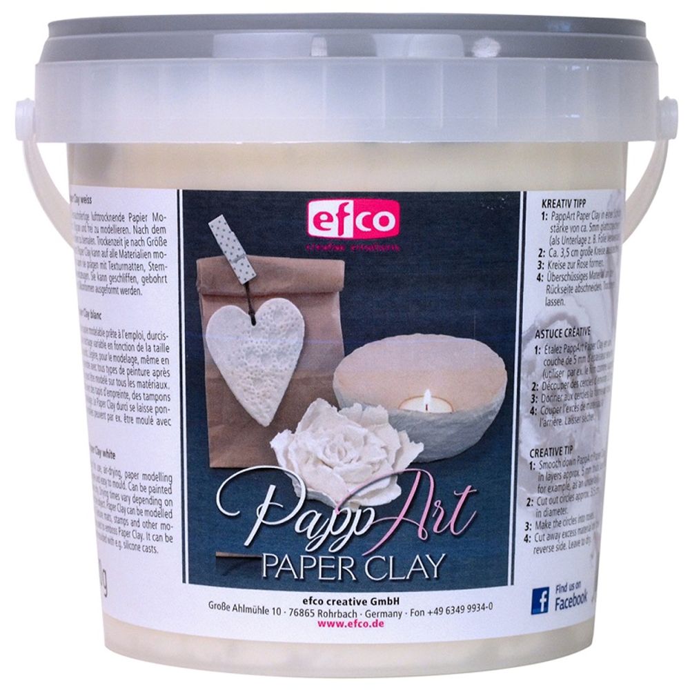 Efco Papírová hmota PappArt na výrobu papírmaše, 900 g