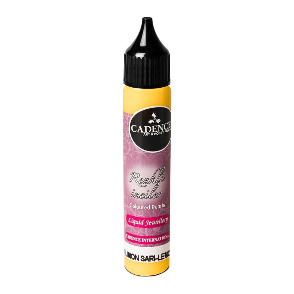 Levně Cadence Tekuté perly Cadence Coloured Pearls, 25 ml - VYBERTE ODSTÍN - Tekuté perly Cadence Coloured Pearls, 25 ml - lemon yellow, citrónově žluté